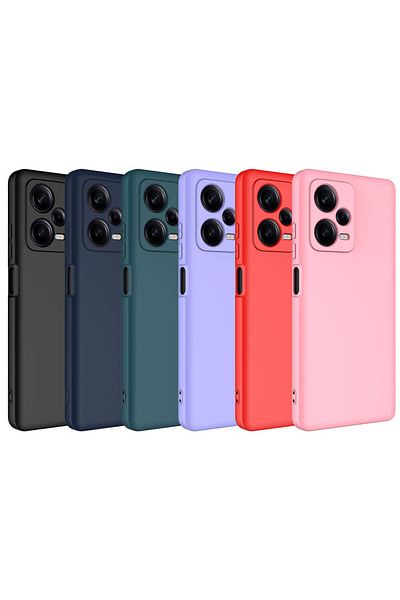 Fibaks حافظة لهاتف Redmi Note 12 Pro Plus 5G مع غطاء من السيليكون الناعم المزخرف للكاميرا