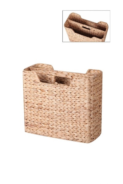 Çavdar Group Su Sümbülü Dergilik Gazetelik Hasır Dikdörtgen Mini Kitaplık Düz...