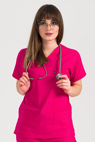 Class Üniforma Uniformă medicală unisex pentru asistentă și medic, fucsia, ma...