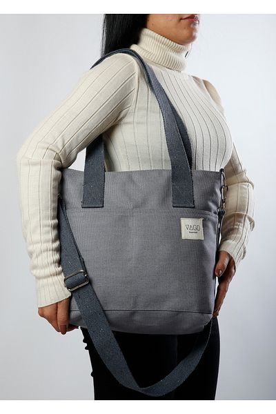 VAGO COLLECTION Φερμουάρ μοντέλου Canvas Bag College