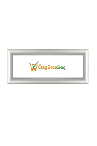 ÖzgürceSeç Placă de identificare pentru ușă din aluminiu, rabatabilă (12X25) gri