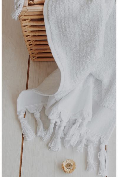 CottonTherapy Rib 100x170 cm Bath Towel Beach Pool Towel Premium 100% Cotton