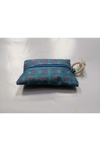 KIRMIZI ACCESSORİES Чанта за гримове с цветни шарки