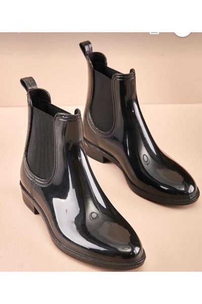 ALTUNTAŞ Waterproof Boots Rain Boots Black