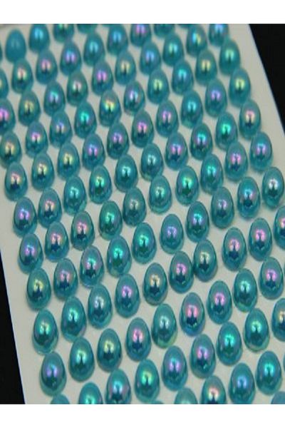 Kazanabil ADHESIVE PEARL APPEARANCE DECORATION STONE BLUE