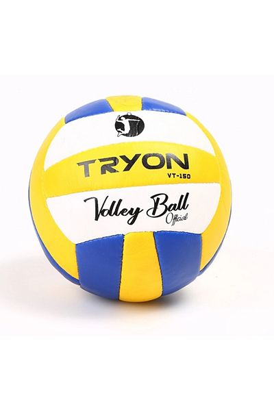 TRYON Yellow-Navy Blue Volleyball Ball Vt-150 Vt-150