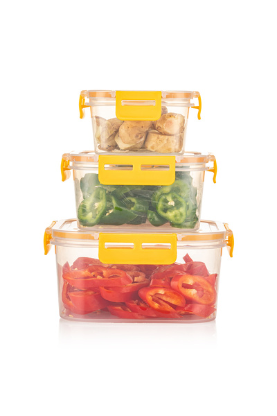 Nesto Home 3 Square Lockable Gasketed Storage Containers