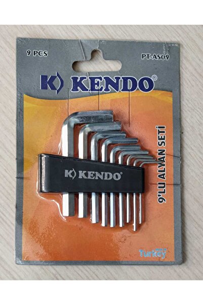 Kendo Kas902 Alyan Anahtar Seti 1,5-8 mm - 9 Parça