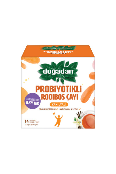 Doğadan DOĞADAN PROBİYOTİKLİ ROOIBOS ÇAYI VANİLYALI 14 LÜ