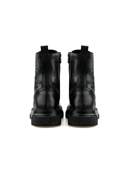 Harley Davidson Dearie Erkek Günlük Deri Bot 021M100570-BLACK-DERI Siyah