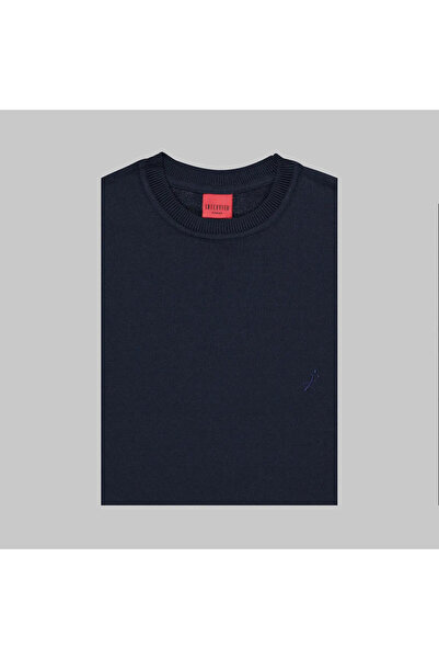 Sarar СЛИМ ФІТ ВЕЛОСИПЕДНИЙ КОМИР СИНІЙ ТРИКОТАЖНИЙ СВЕТР