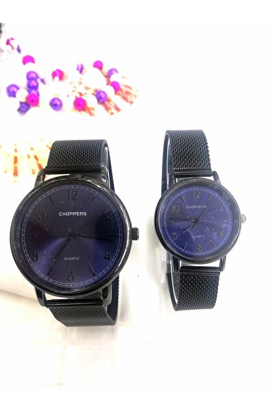Choppers Rakamlı Çift Sevgili Unisex Hasır Kordon Hediyelik Kol Saat
