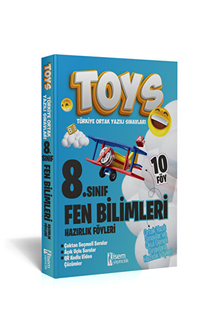 İsem Yayıncılık 2024 İSEM TOYS 8. SINIF TÜM DERSLER HAZIRLIK FÖYLERİ SETİ (6 Kitap)