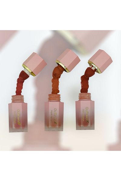 GulFlower 3-Piece Liquid Blush Set with Sponge