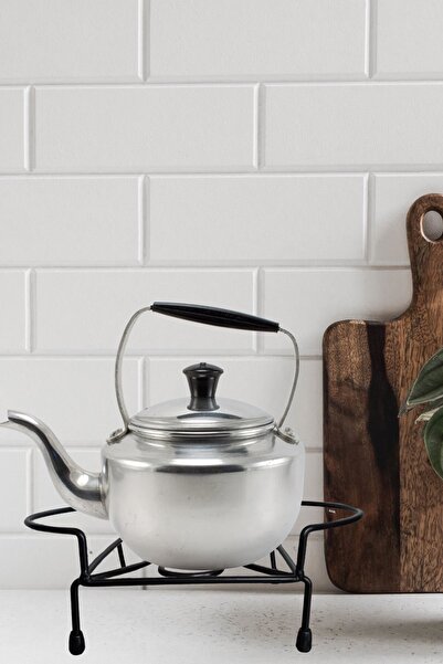 Kitchen Store Paslanmaz Yanmaz Siyah Metal Yuvarlak Ayaklı Nihale Tava Tencer...