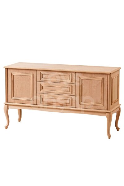 ROYS AHŞAP 4134 Masif Ham 150 Cm Dolaplı Konsol