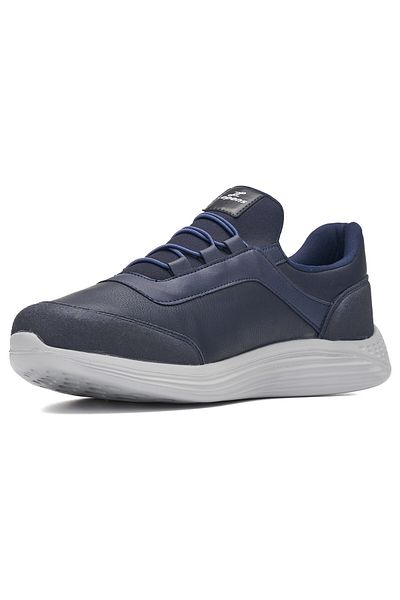 Nstil Ανδρικό αθλητικό παπούτσι Navy Blue - μεγάλο μέγεθος, λαστιχένια κορδόνια, άνετο και ευέλικτο 110c