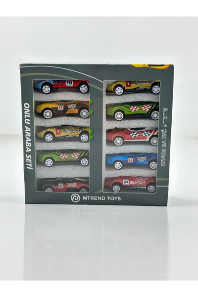 NOVITERA 10'lu Araba Seti 3...2...1... Çek Bırak