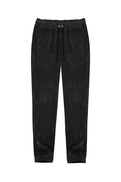 Cottonland Ανδρική φόρμα BORIS Normal Waist Thick Fleece Πάτος ΣΚΟΥΡΟ ΓΚΡΙ