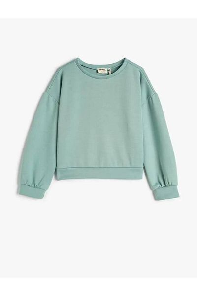Koton 4WKG10330AK Koton Dívčí Sweat MODRÁ