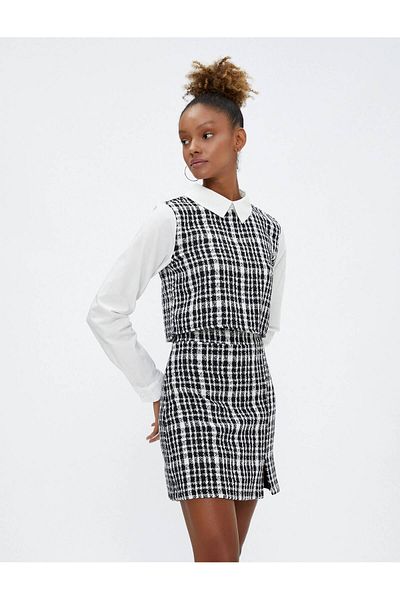 Koton Red Patterned Women's Blouse - 4wal60014ıw