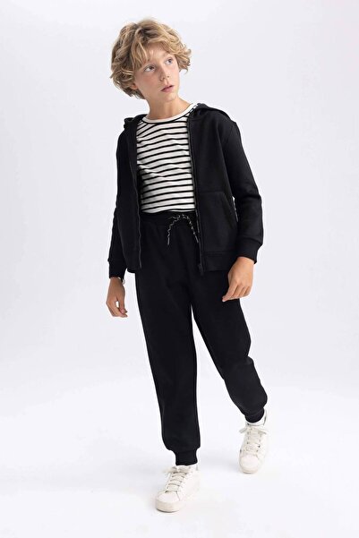 DeFacto W0773A6/BK81 Defacto Erkek Çocuk Eşofman Alt BLACK