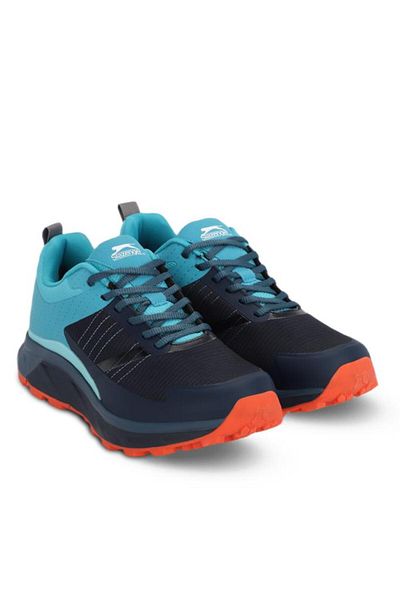 Slazenger Ανδρικά παπούτσια εξωτερικού χώρου WHISPER Αδιάβροχα ανδρικά παπούτσια εξωτερικού χώρου Σκούρο γκρι / Μπλε