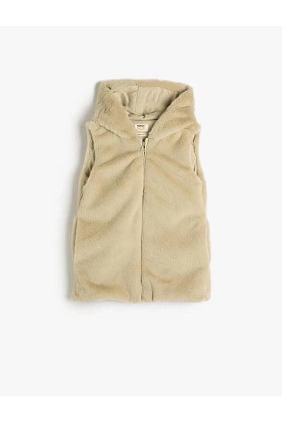 Koton 4wkg20011ak Girl's Vest Gray