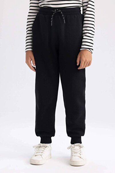 DeFacto W0773A6/BK81 Defacto Erkek Çocuk Eşofman Alt BLACK