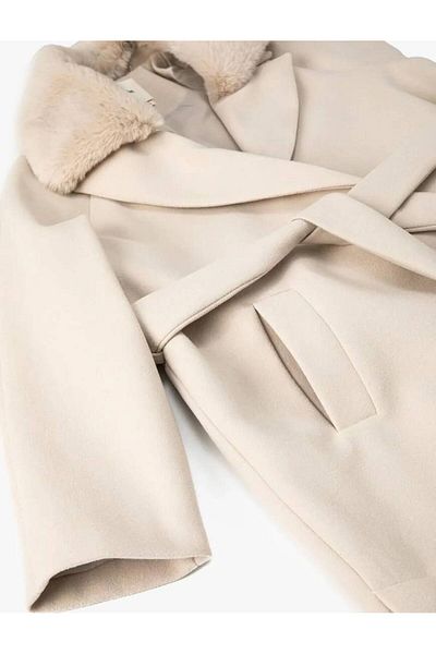 Koton 4wak00175ew Women's Coat Stone