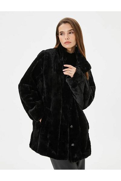 Koton 4wak00098ew Women's Coat Black