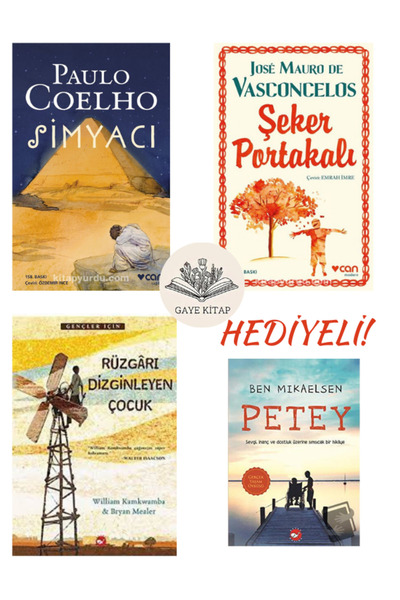 Beyaz Balina Yayınları Simyacı- Şeker Portakalı- Rüzgarı Dizginleyen Çocuk- P...