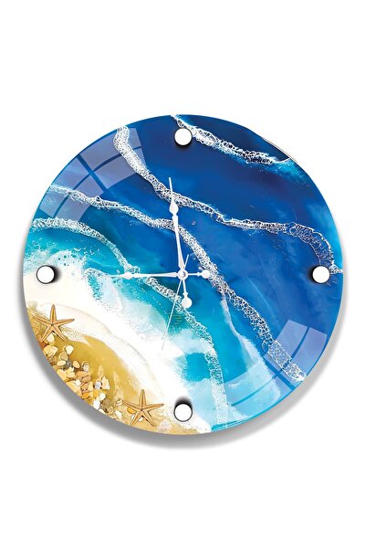 EMYA HOME Ceas din sticlă Sea Shell - 40 cm