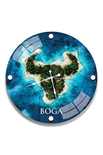 EMYA HOME ساعة توروس زجاجية - 40 سم