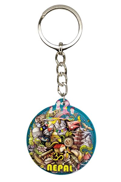 Dünyadan Hediyeler Nepal Themed Keychain Cover Opener