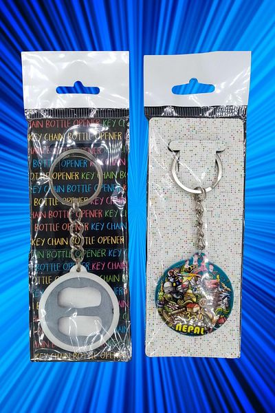 Dünyadan Hediyeler Nepal Themed Keychain Cover Opener