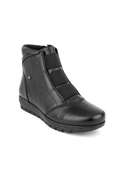 Muya Cizme de damă Stark din piele naturală în 6 puncte, cu fermoar și călcâi elastic 324829