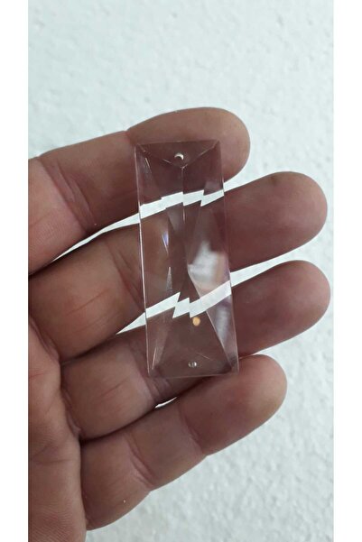 Genel Markalar Şeffaf Kristal Kelebek Avize Taşı Küçük 5 Adet(BOY 5 CM-ENİ 2 CM)