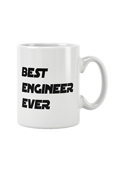 qoeuyl boutique Best Engineer Ever Mühendis Hediye Baskılı Kupa Bardak