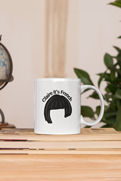 qoeuyl boutique Fleabag Claire İts French Printed Lover Friend Birthday Gift Mug