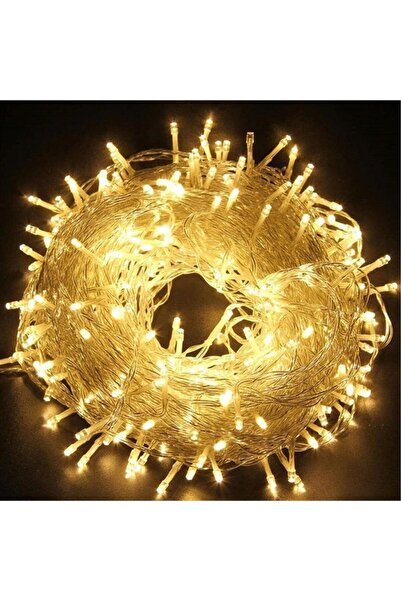 Hediye Rüzgarı 10m Boncuk Lamba Gün Işığı 8 Fonksiyon 100 Led Fişli Uzatma Ka...