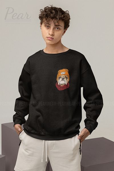 Pear Wear Мъжки суитшърт с принт Cooldog