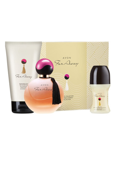 AVON Far Away 3lü Özel Kutulu Hediye Seti ( Eski Seri )