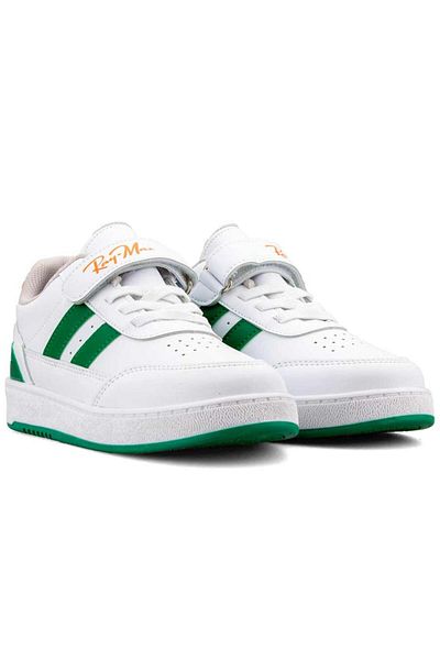 KunduraHane Pantofi sport pentru copii, cu închidere cu velcro, cu talpă plată
