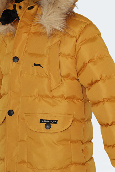 Slazenger NAPOLI I Unisex Çocuk Mont & Kaban Sarı