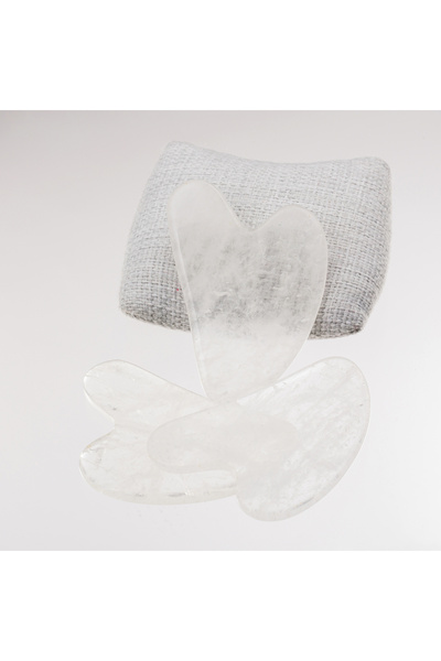 Taşta Moda Kristal Kuvars Taşı Yüz Masaj Aleti-Gua Sha