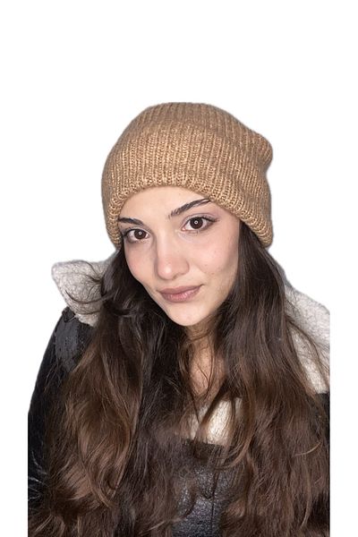 laviyonsa Women's-Men's Corded Winter Plain Wool Beret