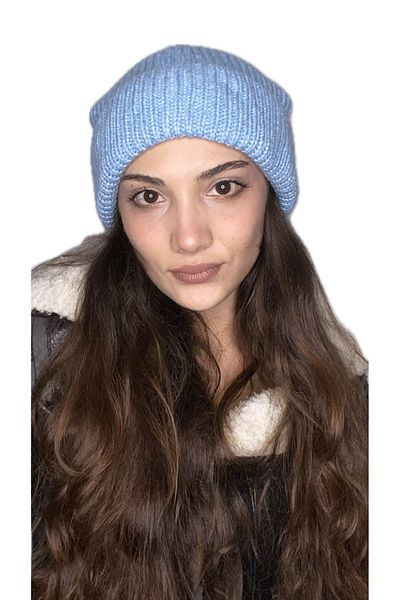 laviyonsa Women's-Men's Corded Winter Plain Wool Beret