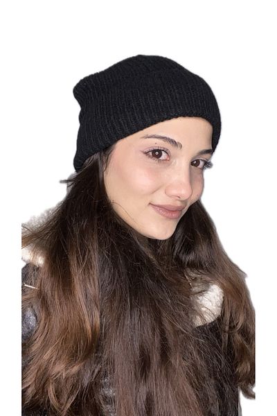 laviyonsa Women's-Men's Corded Winter Plain Wool Beret