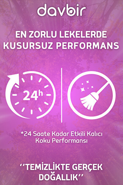 Davbir Lavanta Kokulu Akıllı Robot Süpürge Deterjanı, Sprey Mop Deterjanı, Yüzey Temizleyici 550ml